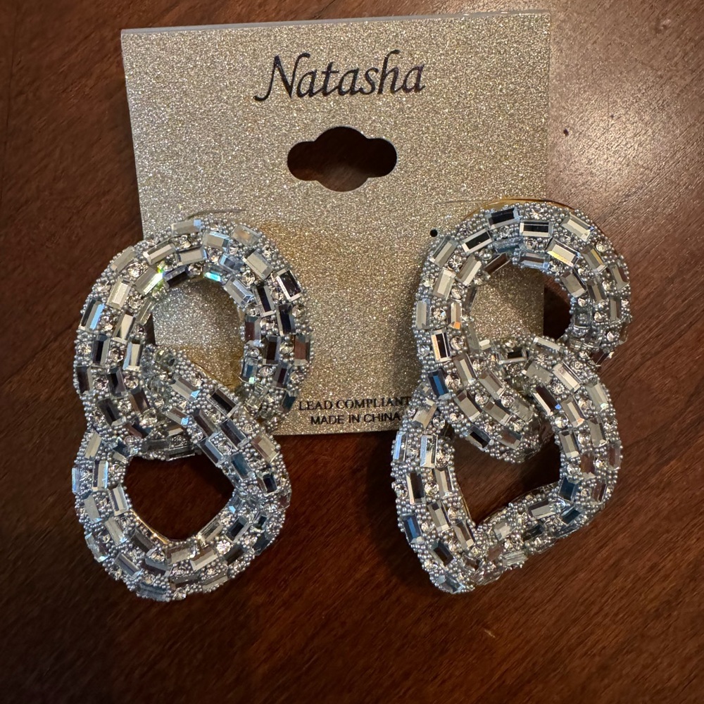 Natasha Linked drop earrings